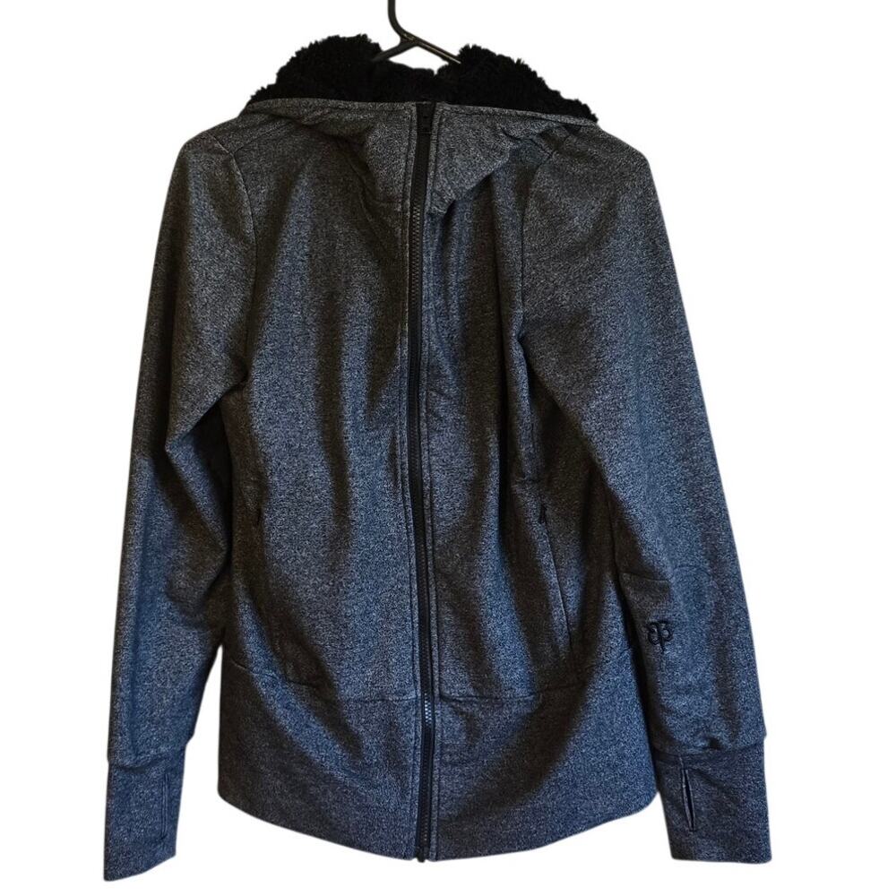Betabrand gray zip up jacket size medium